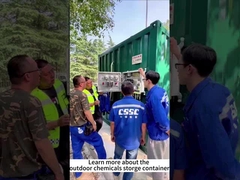 Procura soluções profissionais de armazenamento de produtos químicos ao ar livre?