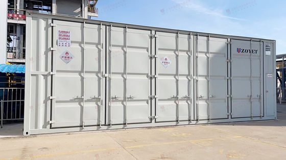 Sistema de armazenamento de energia de bateria industrial em recipiente Tamanho personalizado