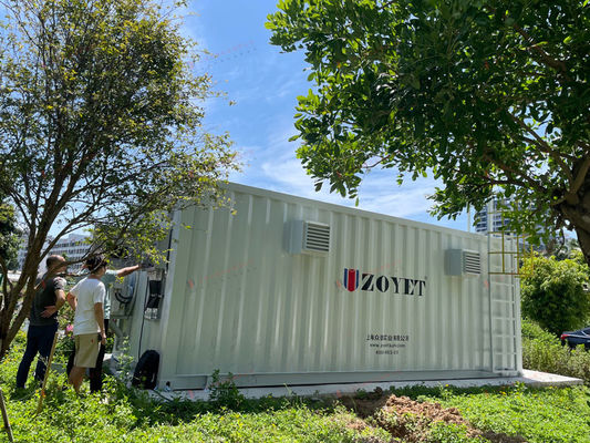 Contêiner de Bateria Industrial com Travamento / Extinção Automatizados e Regulação Inteligente de Temperatura