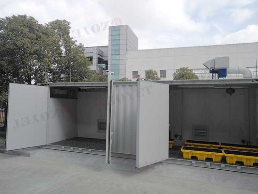 Container de armazenamento de produtos químicos Unidades de armazenamento portáteis de curta duração