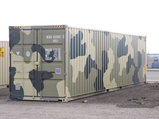 Container de armazenagem militar de camuflagem para equipamento militar
