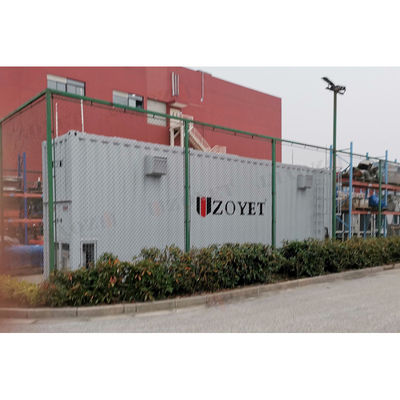 Container de armazenamento de cilindros de gás à prova de explosão externo personalizável com projeto modular para abastecimento central móvel de gás