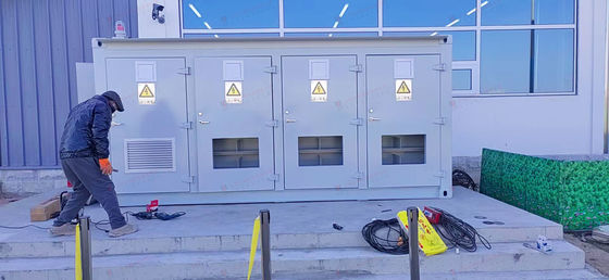 Contêiner Personalizado à Prova de Fogo para Armazenamento de Baterias com Sistema de Armazenamento de Energia com Controle Climático