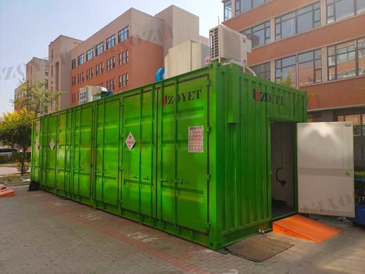 Containers de carga metálicos espaçosos e personalizados Q235B / SPHC