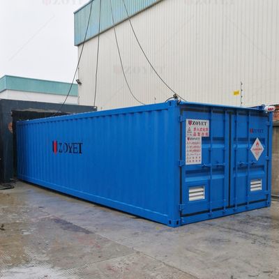 Container de carga de metal resistente para transporte de carga personalizado