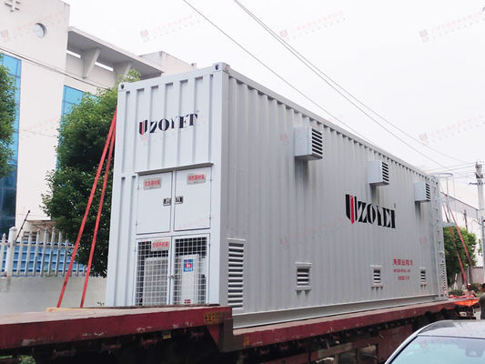 Container de carga de metal de capacidade personalizada de cores diferentes para facilitar o transporte