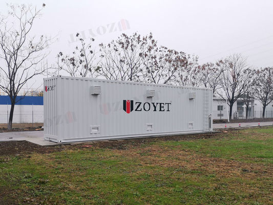 Container de armazenamento de cilindros de gás ao ar livre à prova de explosão com monitorização remota para canteiros de obras