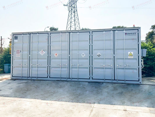 Container de tanque de betume de asfalto de 20 pés aquecido por fogo ou eletricidade para venda