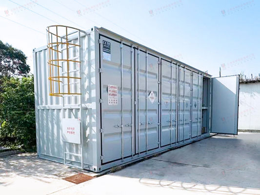 Container de armazenamento de betume aquecido ISO Standard 20Ft com sistema de aquecimento elétrico
