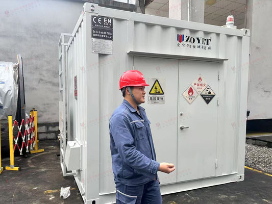 Contentor Hazmat Personalizado para Armazenamento de Produtos Químicos com Design à Prova de Fogo